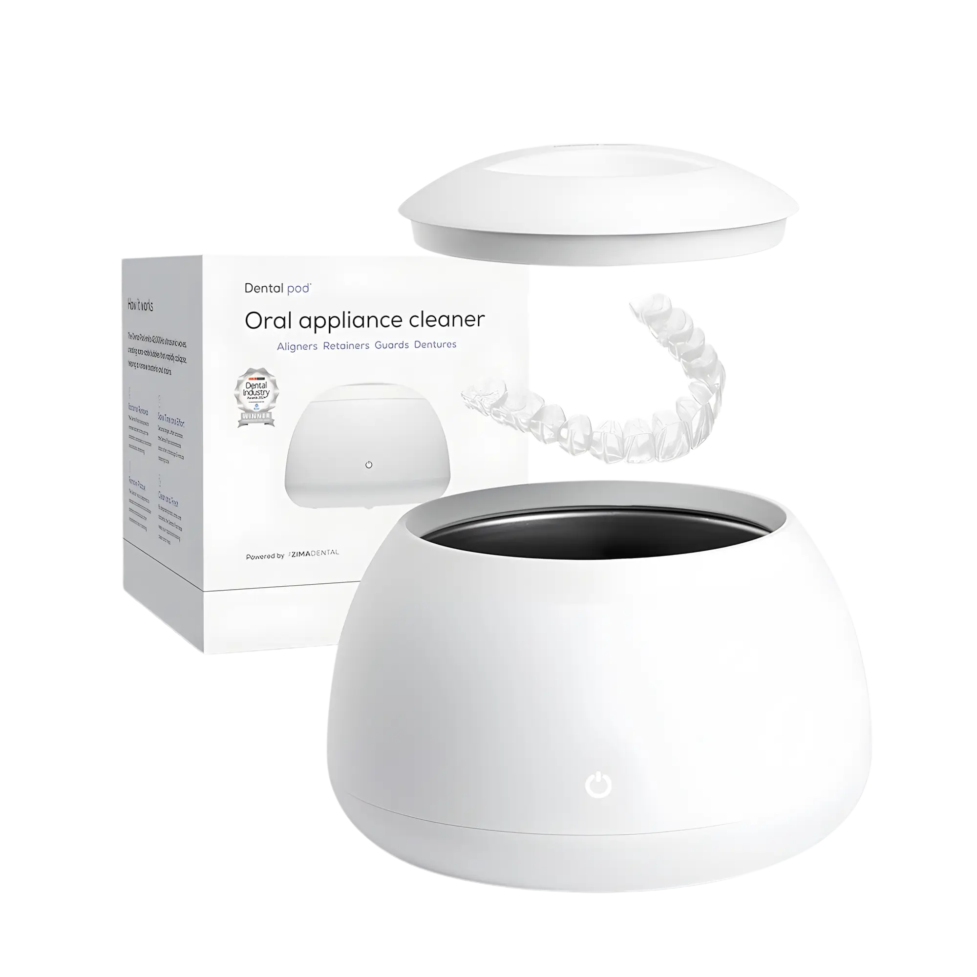 Zima Dental Pod Ultrasonic Cleaner for Retainers and Aligners